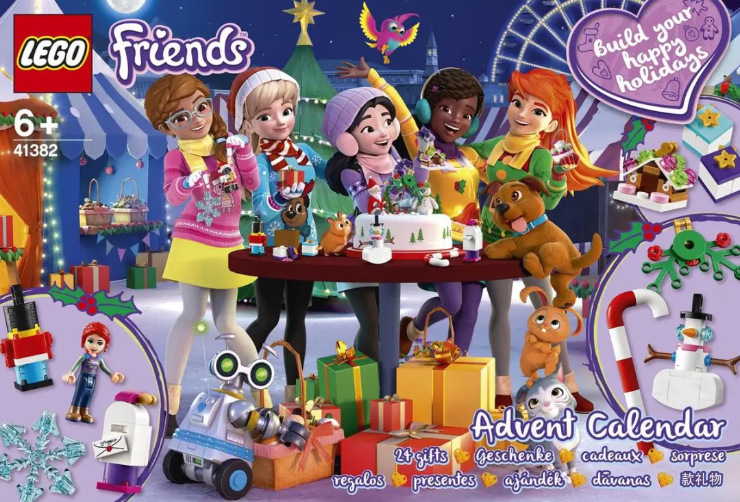 LEGO Friends Adventkalender 2023 - 330 Stukken - Paars
