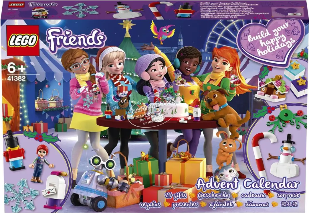 LEGO Friends Adventkalender 2023 - 330 Stukken - Paars
