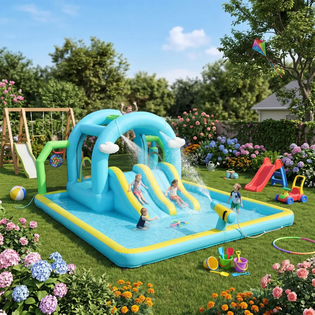 ECTEATOY 7-in-1 Springkussen 52665968 - 426x360x198cm