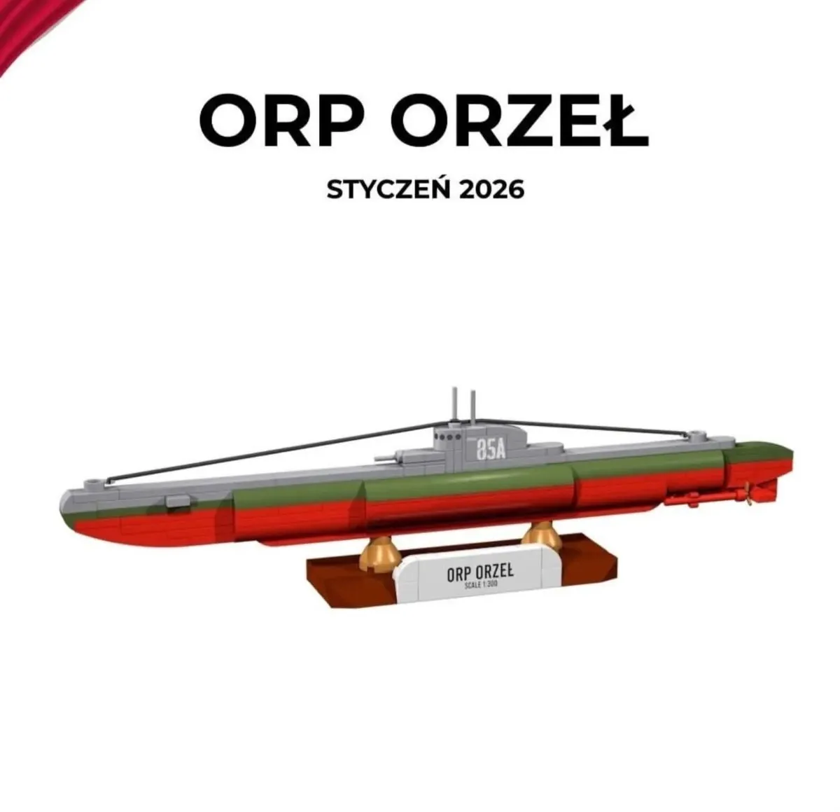 Cobi ORP Orzeł 4855 Onderzeeboot