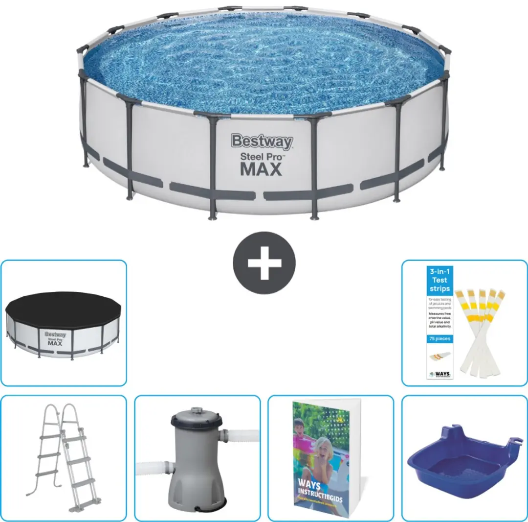 Bestway Steel Pro MAX Zwembad 427x107cm