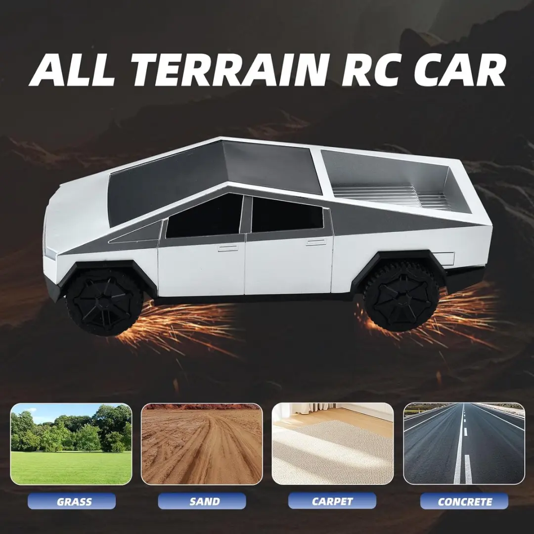 ECTEATOY RC Cybertruck 1/24 Speelgoedauto - MPN 55112230 - Grijs