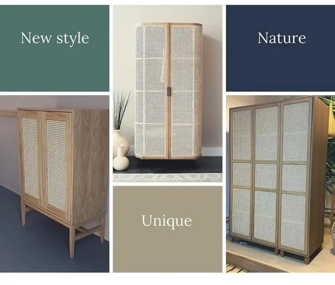 ECTEATOY Rotan Op Rol 50x60cm - Natuurlijk - afbeelding 6 van 6