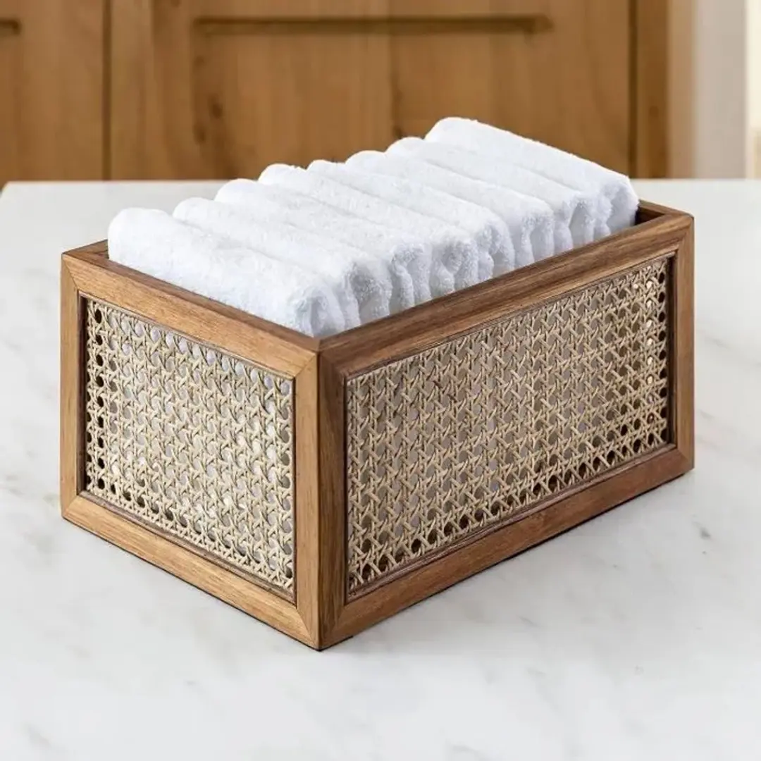 ECTEATOY Rotan Op Rol 50x60cm - Natuurlijk