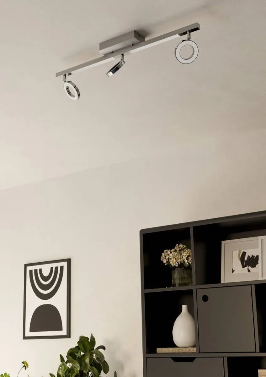 Eglo Cardillio 1 Spot 5 Lichts - Aluminium/Chroom