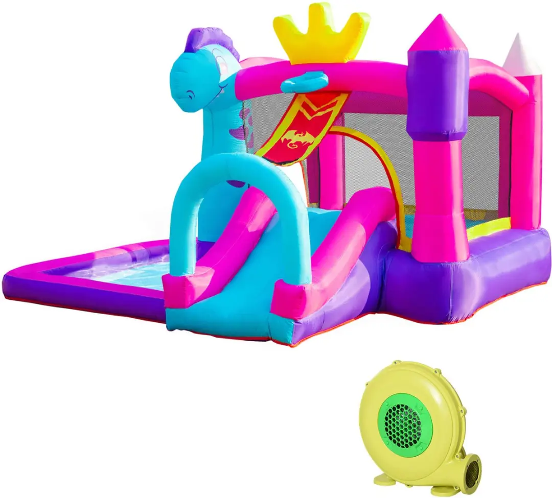 ECTEATOY Springkasteel 2651651 - 300x270x200cm - Incl. pomp