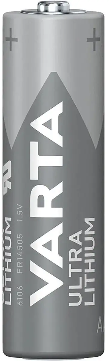 Varta Ultra Lithium AA 3000mAh Batterijen - 4 Stuks