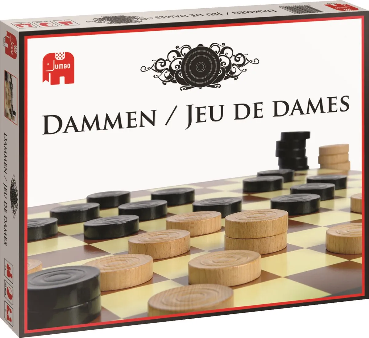 Jumbo Dammen Damspel - 2 Spelers