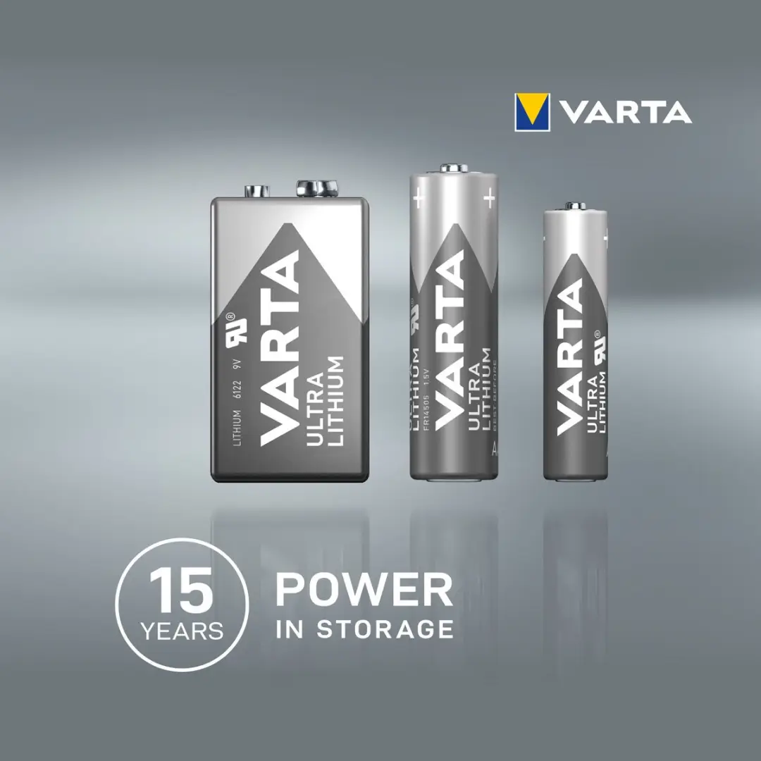 Varta Ultra Lithium AAA Batterij - 4 Stuks