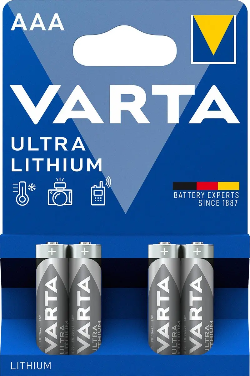 Varta Ultra Lithium AAA Batterij