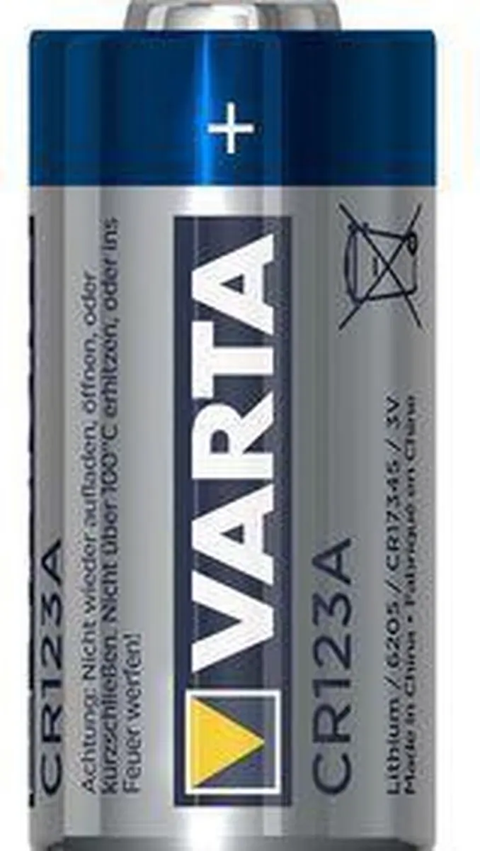 Varta CR123A Fotobatterij 3V 1600mAh