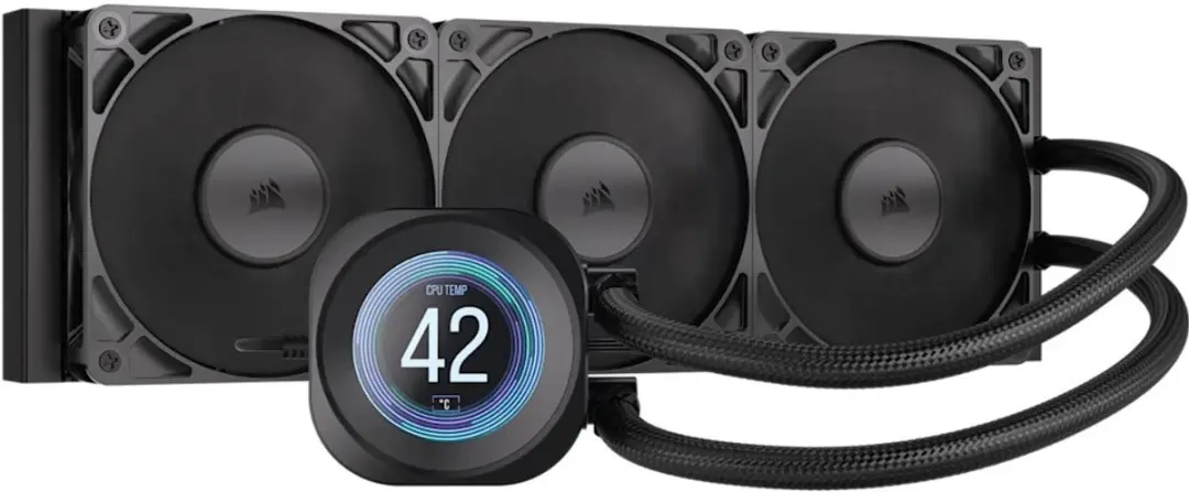 Corsair Nautilus 360 RS LCD Koelblok - Zwart