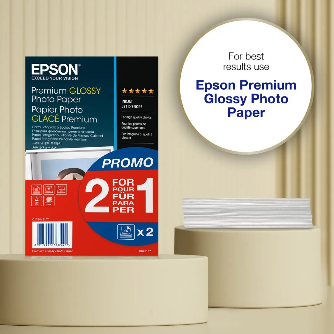 Epson S042167 Fotopapier 10x15cm - 80 Vellen Wit