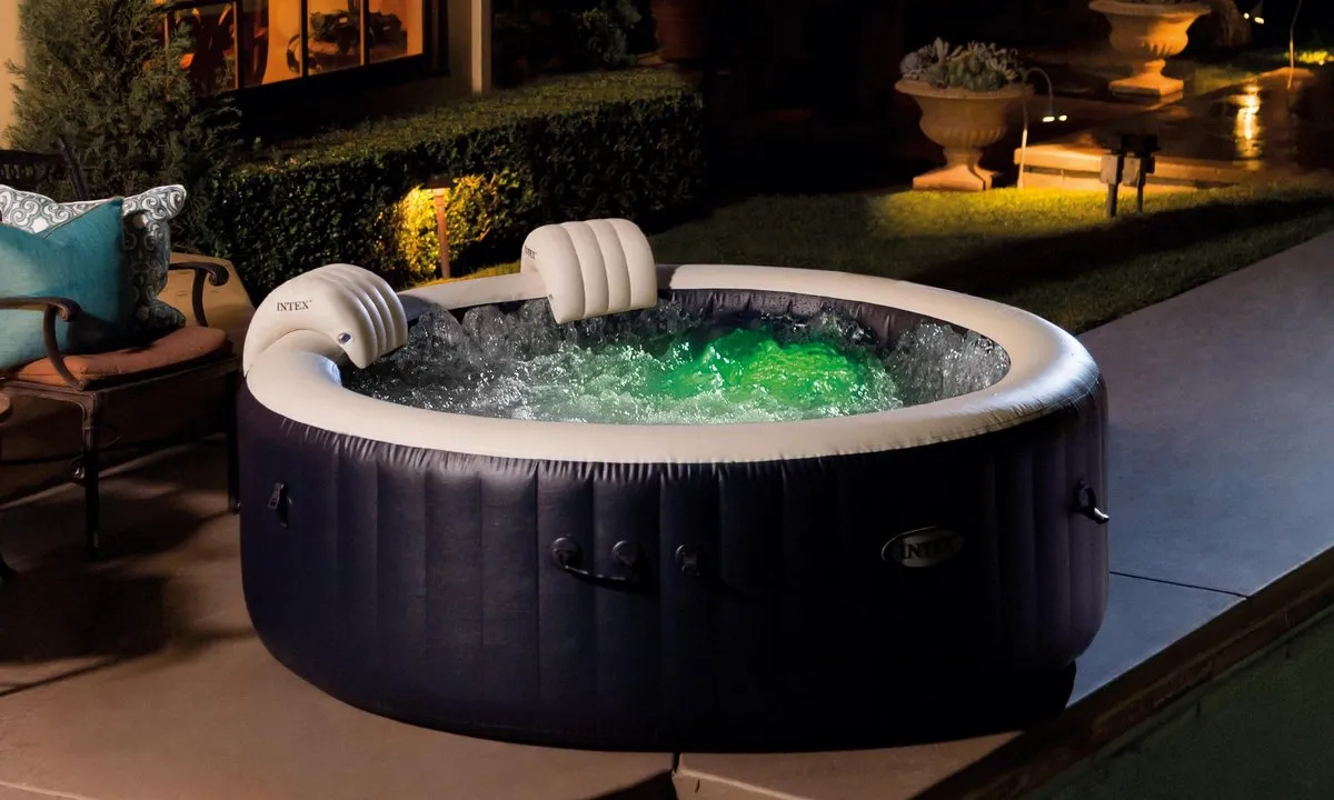 Intex PureSpa Jacuzzi 28430 - 4 persoons - 795L - Donkerblauw - afbeelding 6 van 6