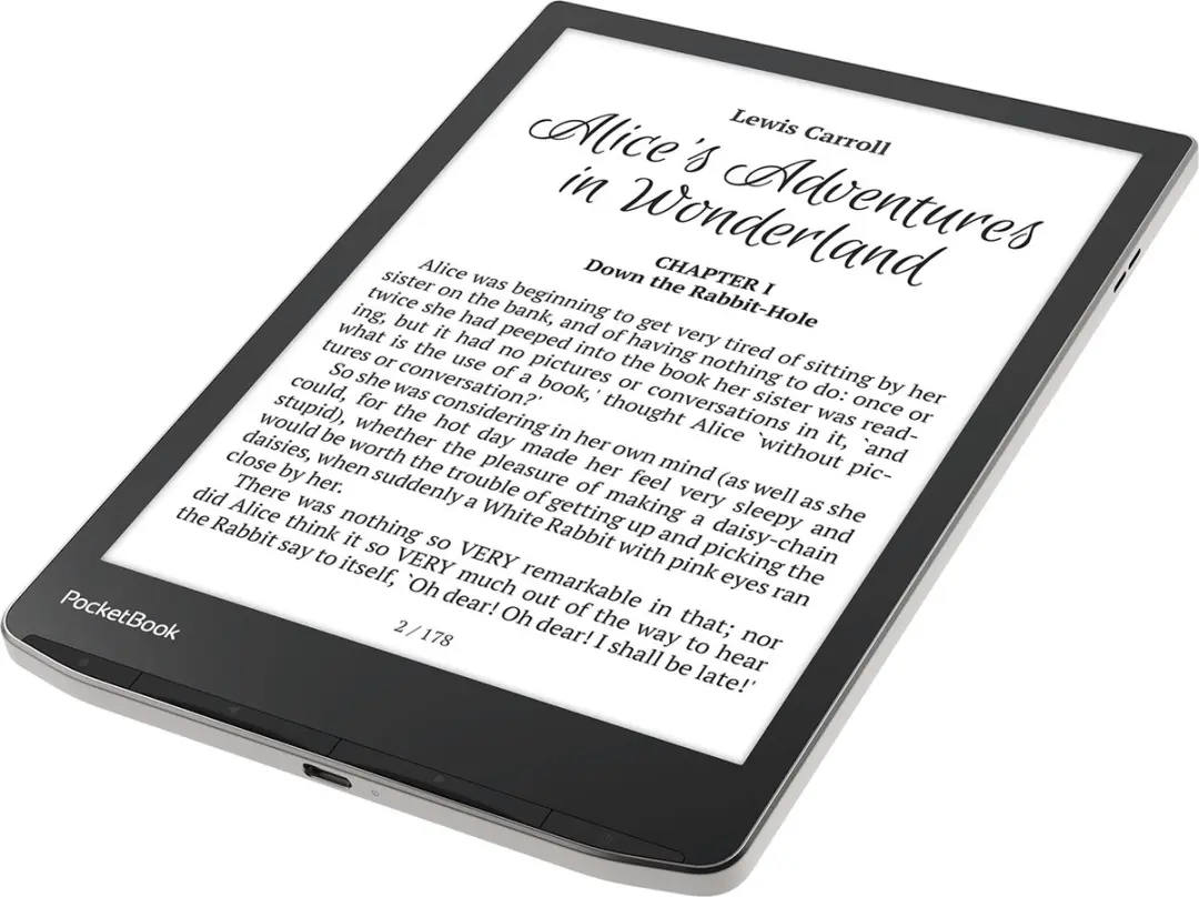 PocketBook InkPad 4 PB743G-U-WW E-reader 7.8" E Ink - 32GB - Zilver - afbeelding 6 van 6