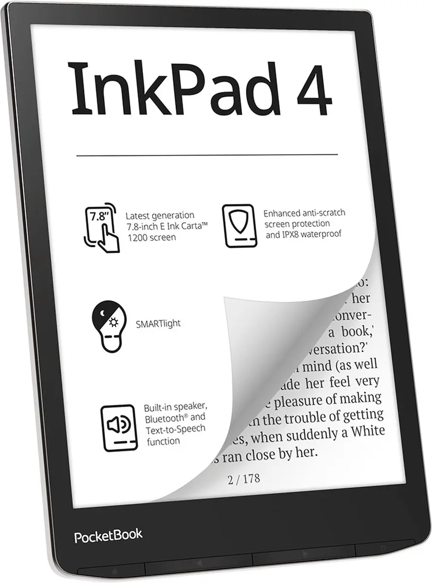 PocketBook InkPad 4 PB743G-U-WW E-reader 7.8" E Ink