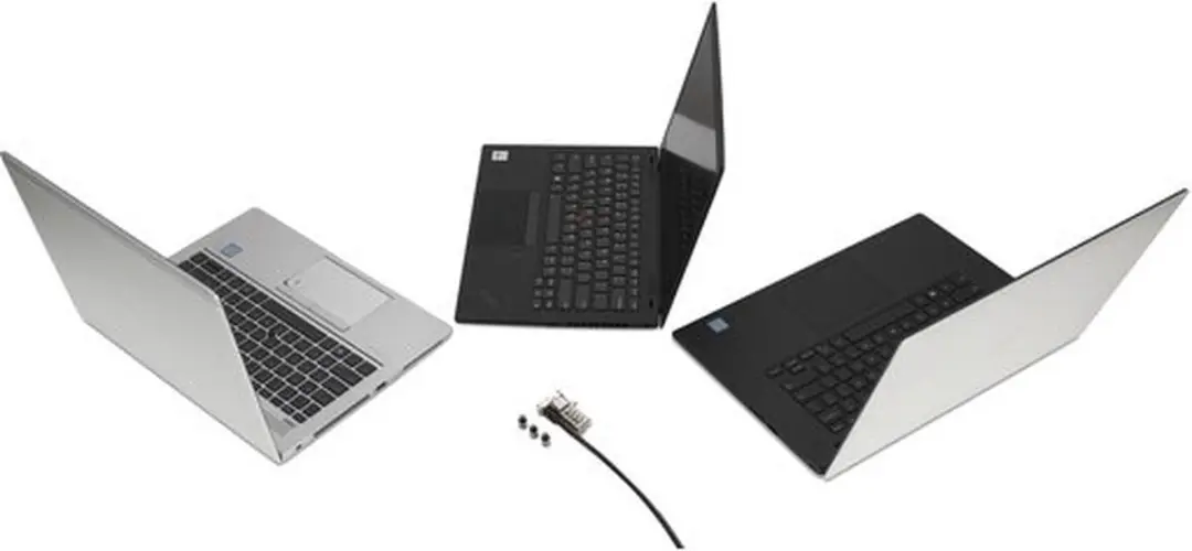 Kensington K62316WW Universeel 3-in-1 Laptopslot - 180cm - Zwart/Zilver