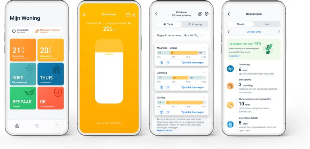 Tado Slimme Thermostaat X Starterskit - Bedrade - Zwart/Wit