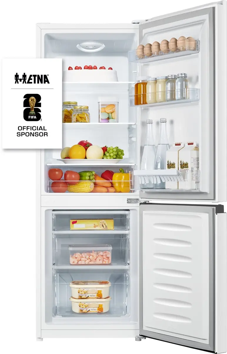 Etna KCV343WIT Koel/Vriescombinatie 175L - Wit