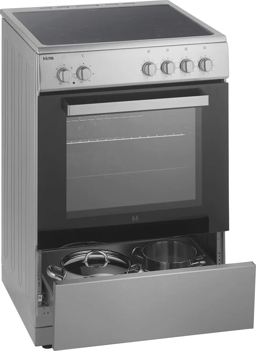 Etna FIV560ZWA Inductiefornuis 60cm - 7,6kW 2-fasen - 4 zones