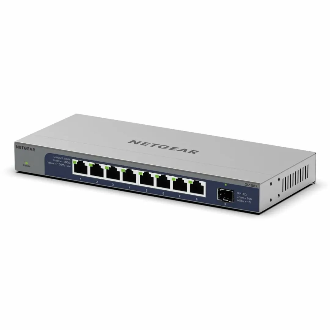 Netgear GS108X-100EUS Schakelaar