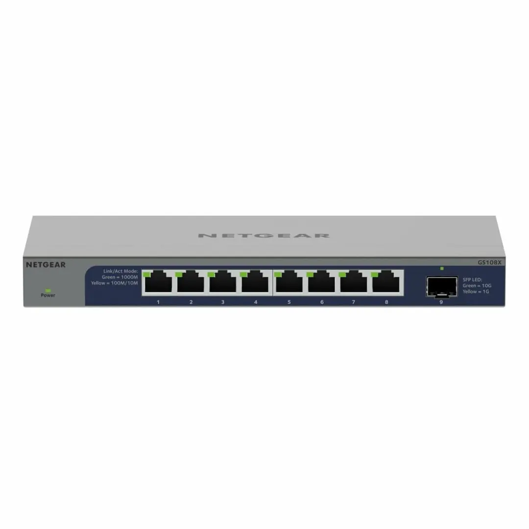 Netgear GS108X-100EUS Schakelaar - 8 Poorten