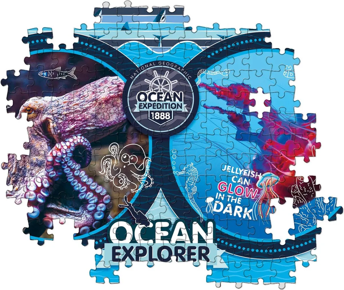 Clementoni Supercolor Puzzel Ocean Explorer 180 Stuks - Multicolor