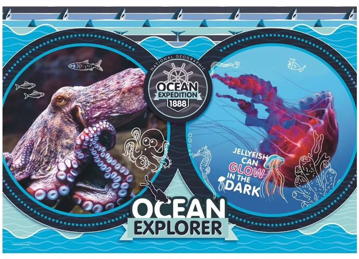 Clementoni Supercolor Puzzel Ocean Explorer 180 Stuks - Multicolor