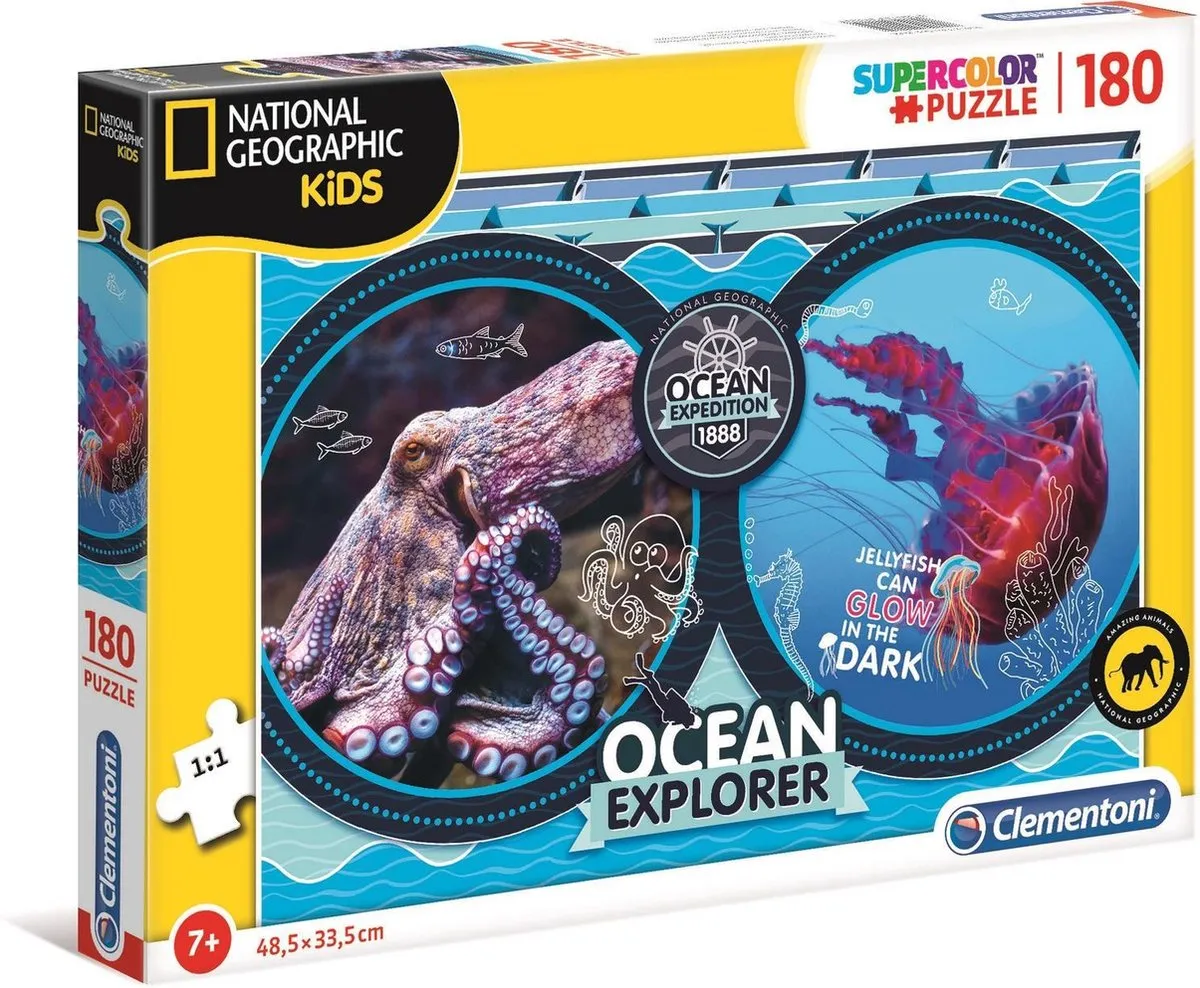 Clementoni Supercolor Puzzel Ocean Explorer 180 Stuks