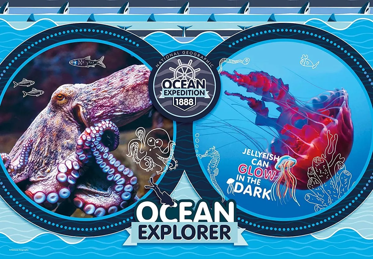 Clementoni Supercolor Puzzel Ocean Explorer 180 Stuks - Multicolor