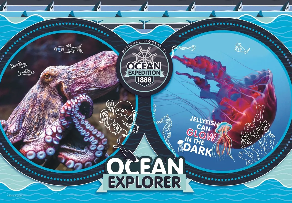 Clementoni Supercolor Puzzel Ocean Explorer 180 Stuks - Multicolor