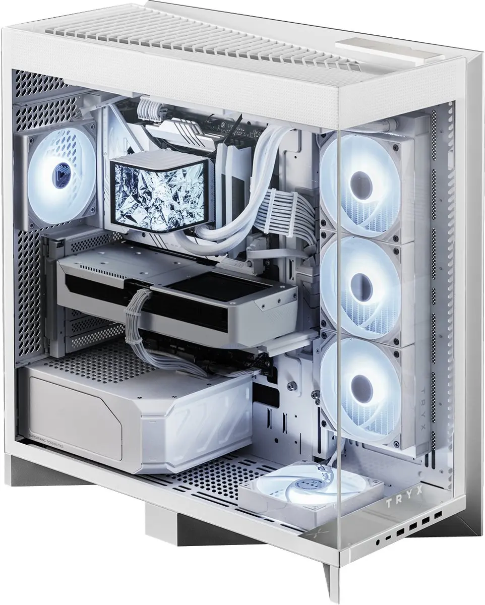 Tryx LUCA L70 Mid-Tower Behuizing - 9x 2.5" 2x 3.5" - Wit