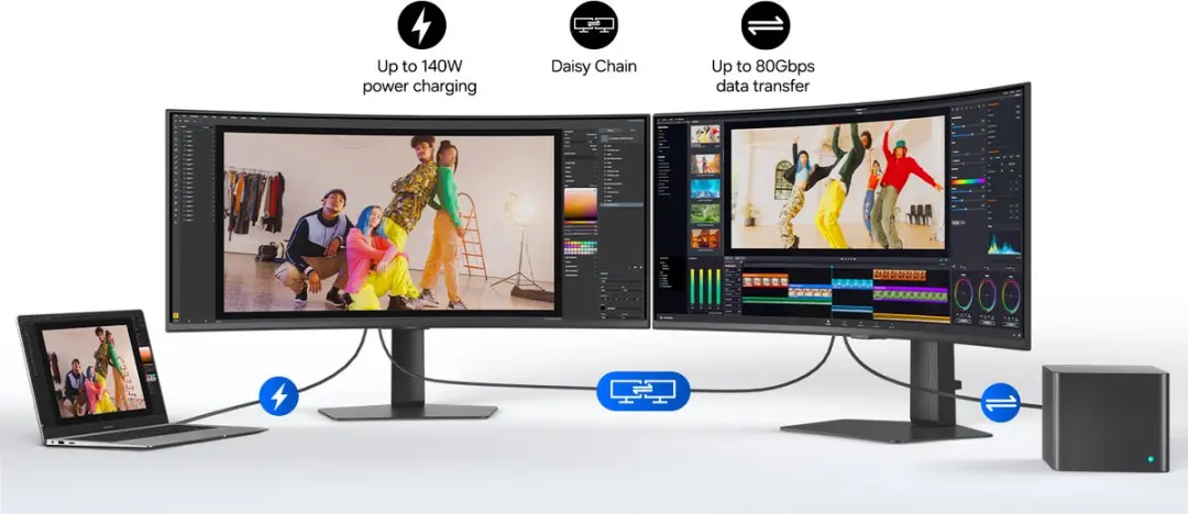 Samsung ViewFinity S8 LS40H850TAUXEN 5K Monitor - 40 inch - 144Hz