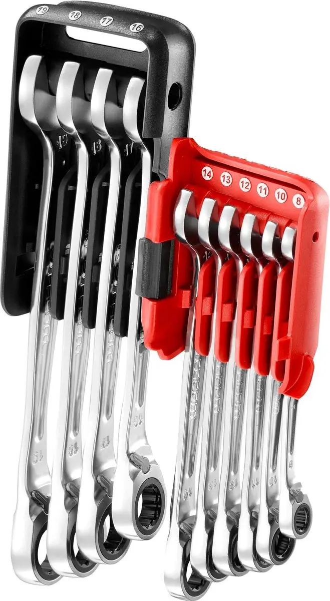 FACOM Anti-Slip Ringsteeksleutelset 10-delig 8-19mm