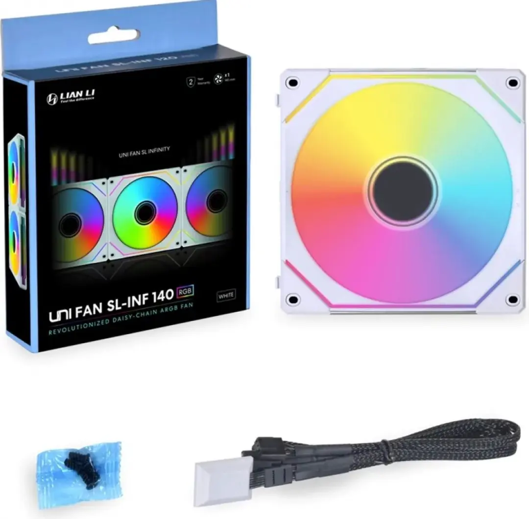 Lian Li UNI FAN SL-INFINITY UF-SLIN140-1W Ventilator 140mm - Wit