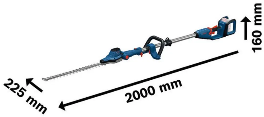 Bosch Professional GHE 18V-50FP Heggenschaar - 23,5mm - afbeelding 6 van 6