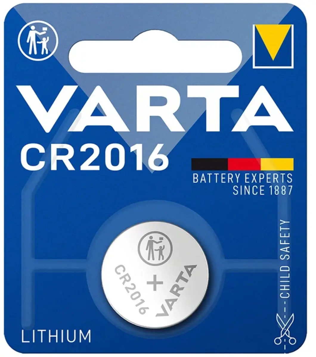 Varta CR2016 Knoopcelbatterij 90mAh