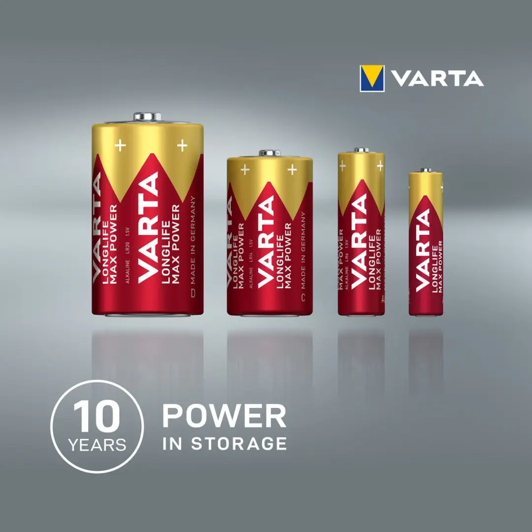 Varta AAA Maxtech Batterijen - 4 Stuks