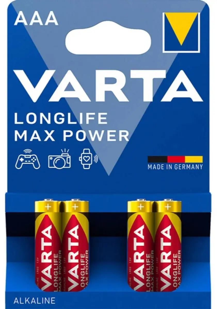 Varta AAA Maxtech Batterijen