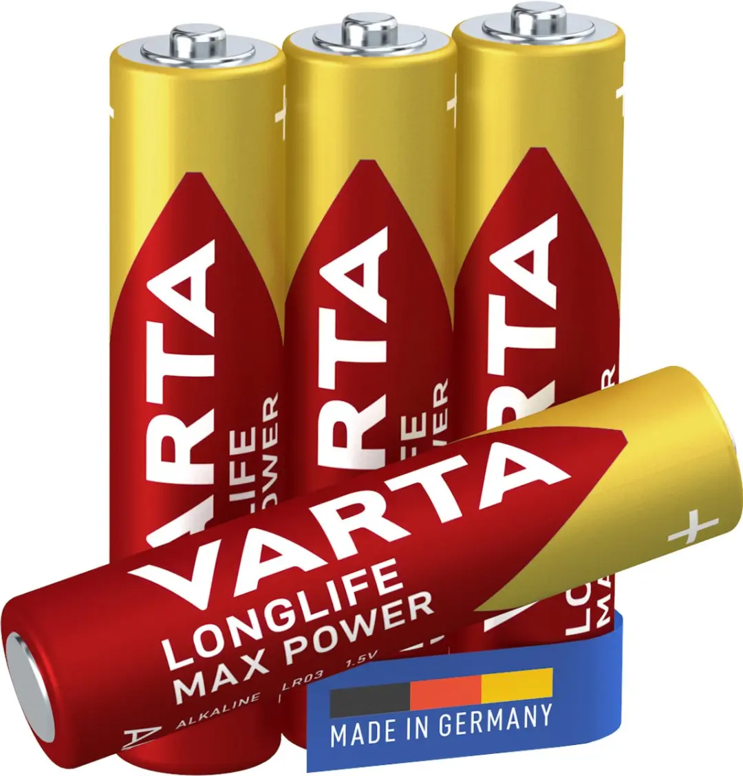 Varta AAA Maxtech Batterijen - 4 Stuks