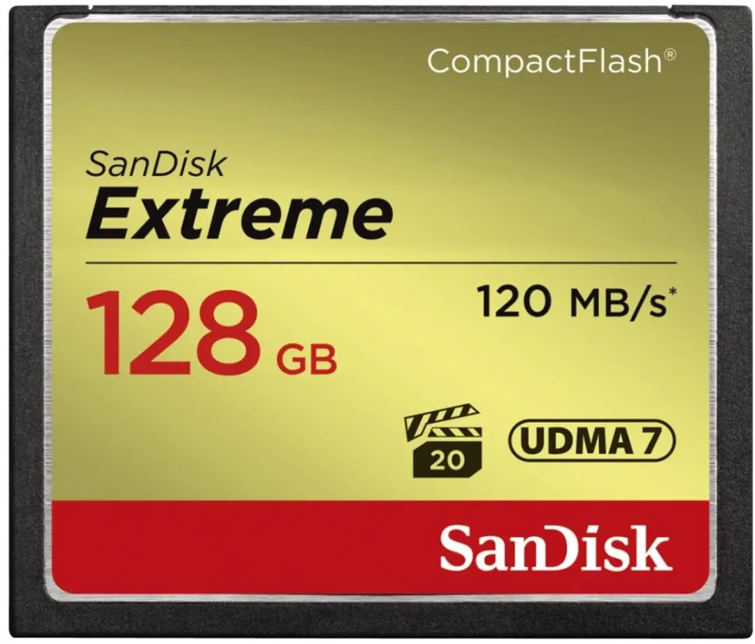 SanDisk CompactFlash Extreme SDCFXSB-128G-G46 - 128GB