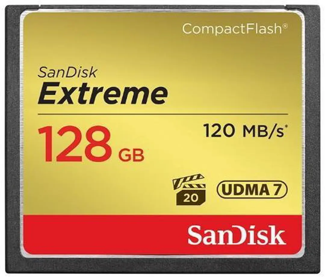 SanDisk CompactFlash Extreme SDCFXSB-128G-G46 - 128GB