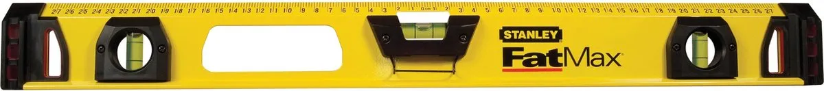 Stanley FatMax I-Beam Waterpas 120cm - 3 Libellen - Geel