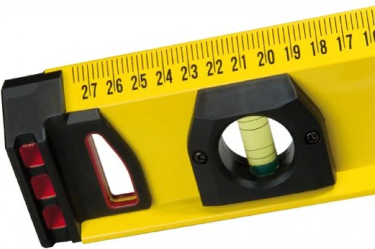 Stanley FatMax I-Beam Waterpas 120cm - 3 Libellen - Geel