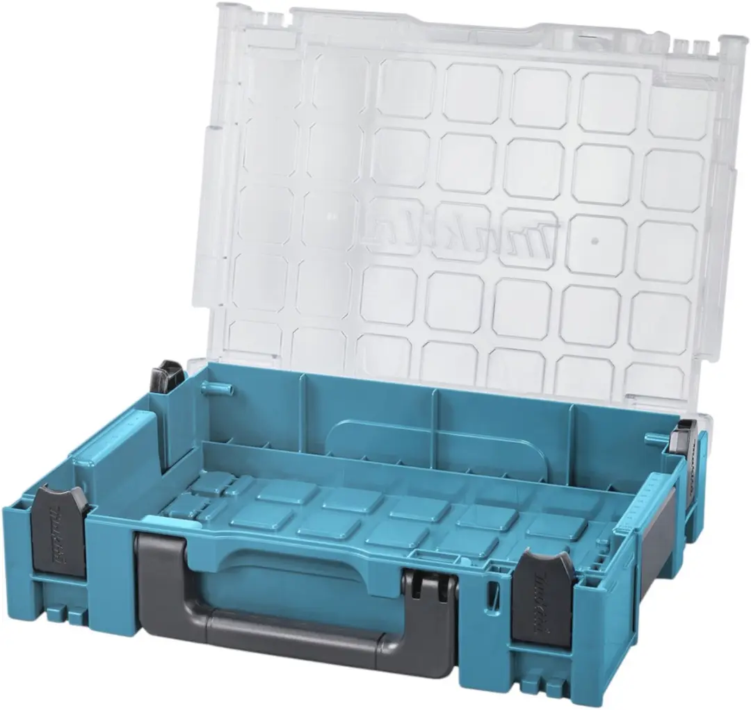 Makita 191X84-4 Mbox Organizer - 35 Vakken - Zwart/Turquoise - afbeelding 5 van 6