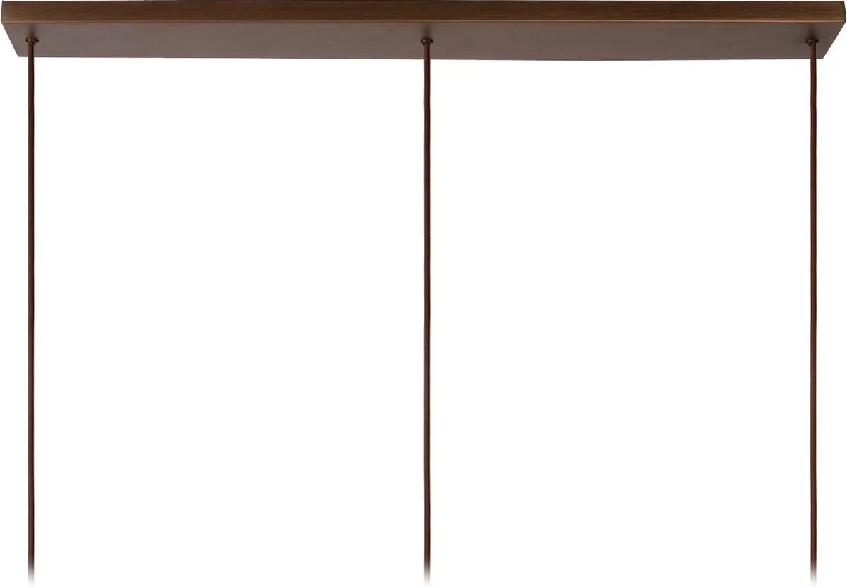 Lucide Toledo Hanglamp - 3xE27 - Ø20cm - Amber