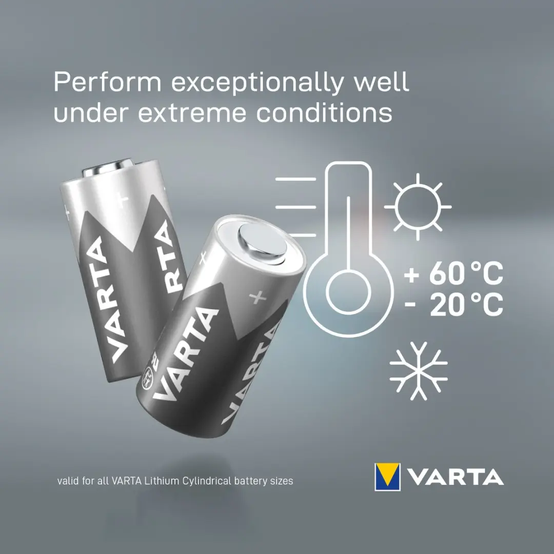 Varta 2CR5 6V Fotobatterij 1400mAh