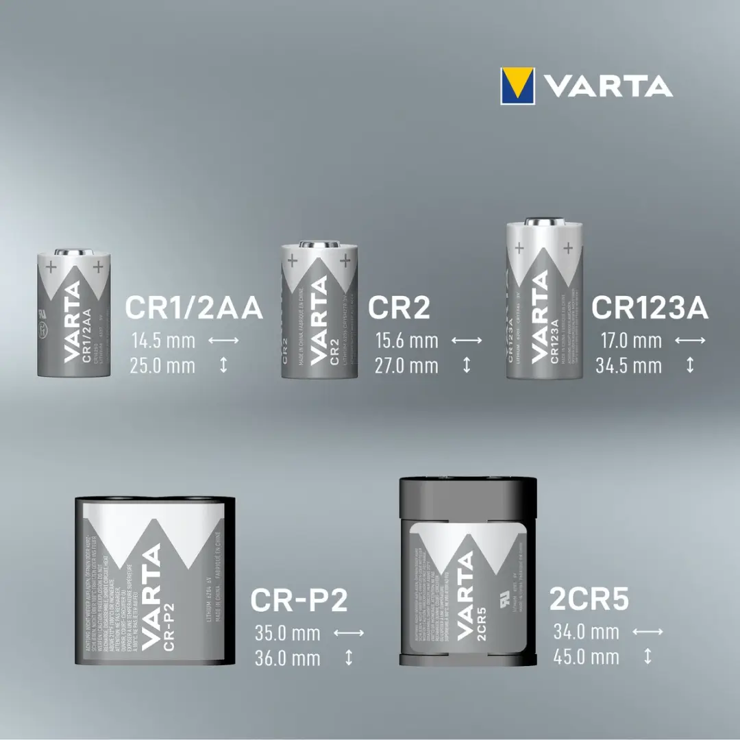 Varta 2CR5 6V Fotobatterij 1400mAh