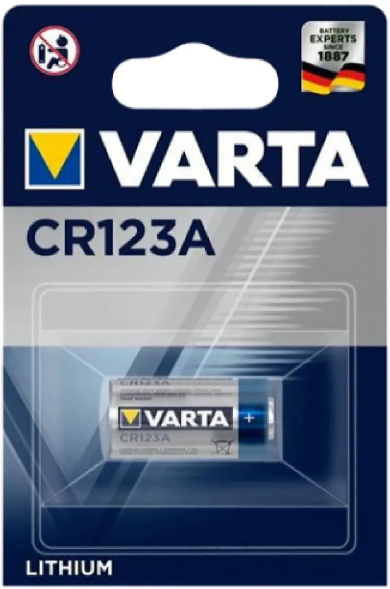 Varta CR123A Fotobatterij 1.48mAh