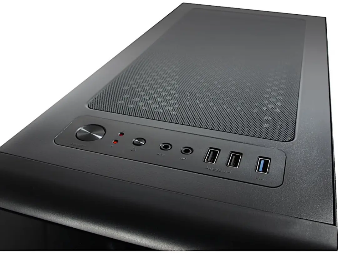 Inter-Tech CXC2 Midi Tower Case - Zwart